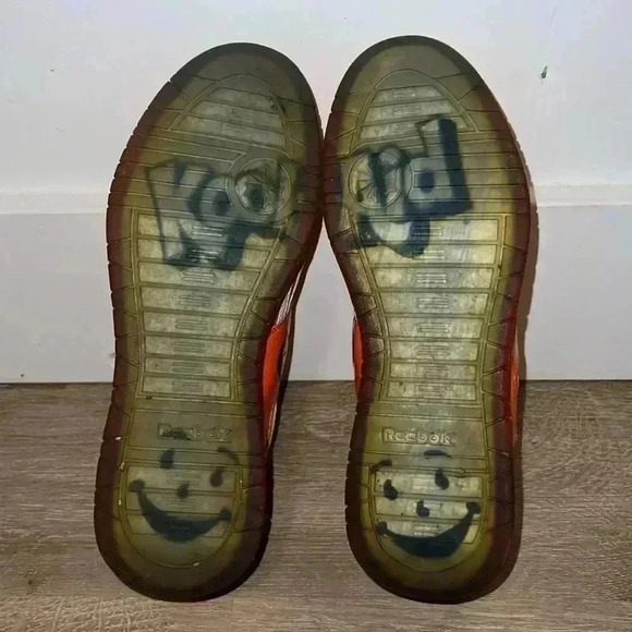 Rare Reebok Classic Kool-Aid Pro Legacy Mandarin Orange Men’s Athletic Shoe - Picture 6 of 9